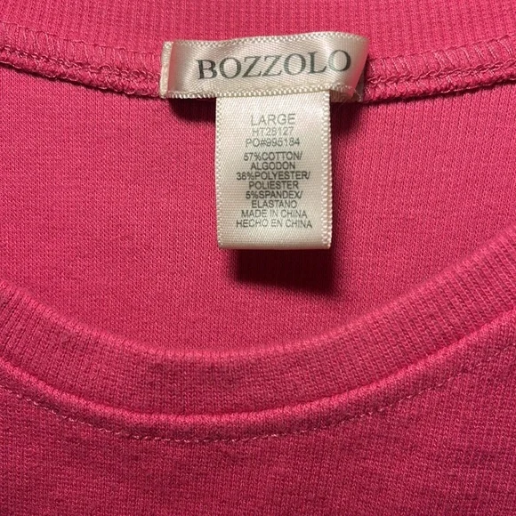 Bozzolo Pink Cropped Tank top - Picture 2 of 3